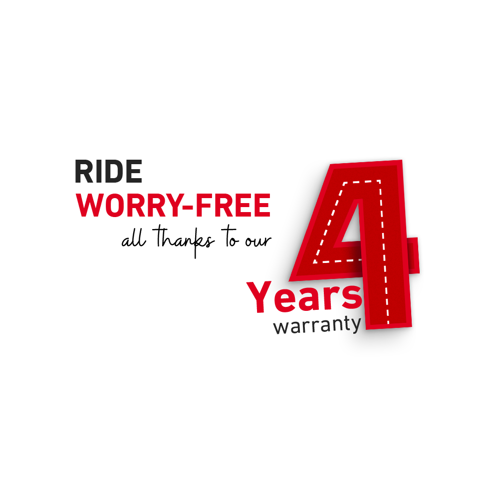 NIU 4 Years Warranty